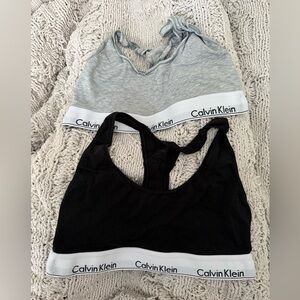 Calvin Klein racer back sports bras